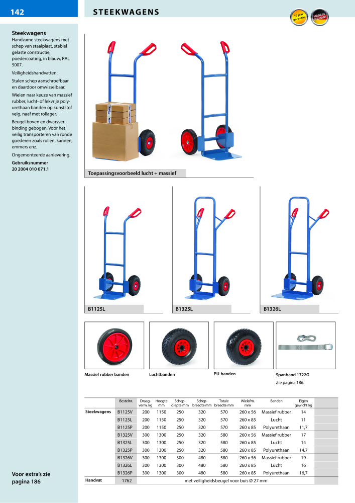 fetra Hoofdcatalogus Transportmiddelen NR.: 20216 - Pagina 142