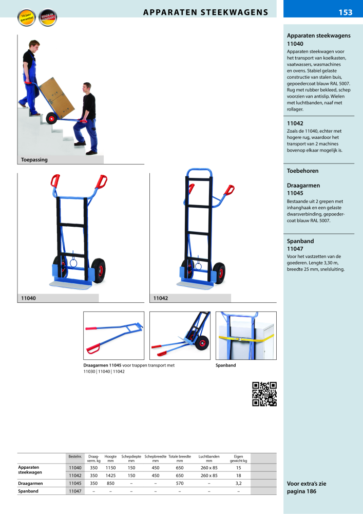 fetra Hoofdcatalogus Transportmiddelen NR.: 20216 - Pagina 153