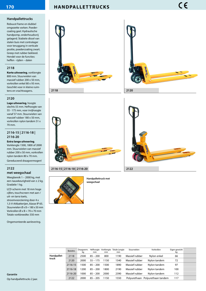 fetra Hoofdcatalogus Transportmiddelen NR.: 20216 - Pagina 170