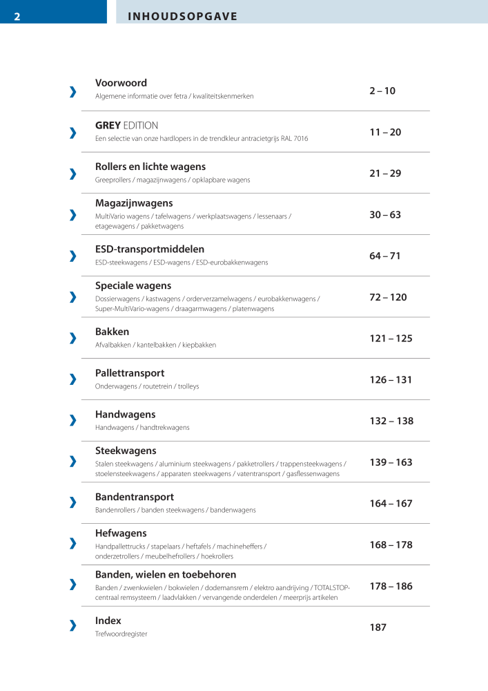 fetra Hoofdcatalogus Transportmiddelen NR.: 20216 - Pagina 2