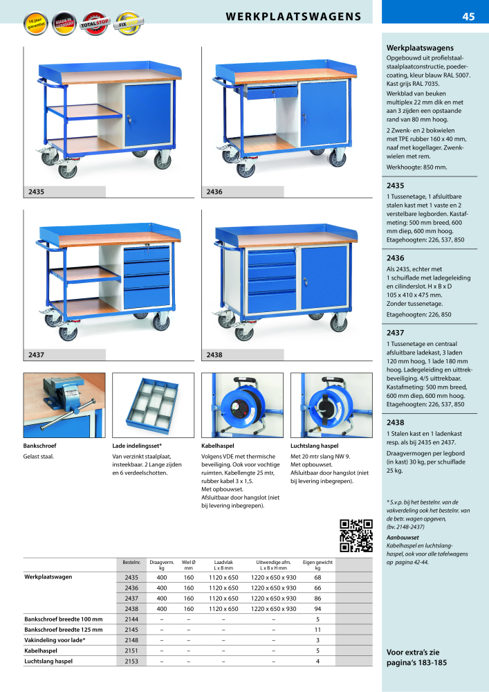 fetra Hoofdcatalogus Transportmiddelen NR.: 20216 - Pagina 45