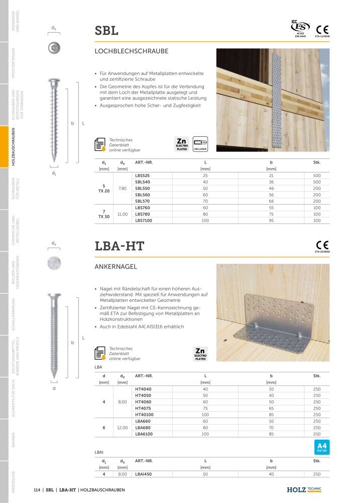 Holz Technic Katalog Nº: 20219 - Página 116