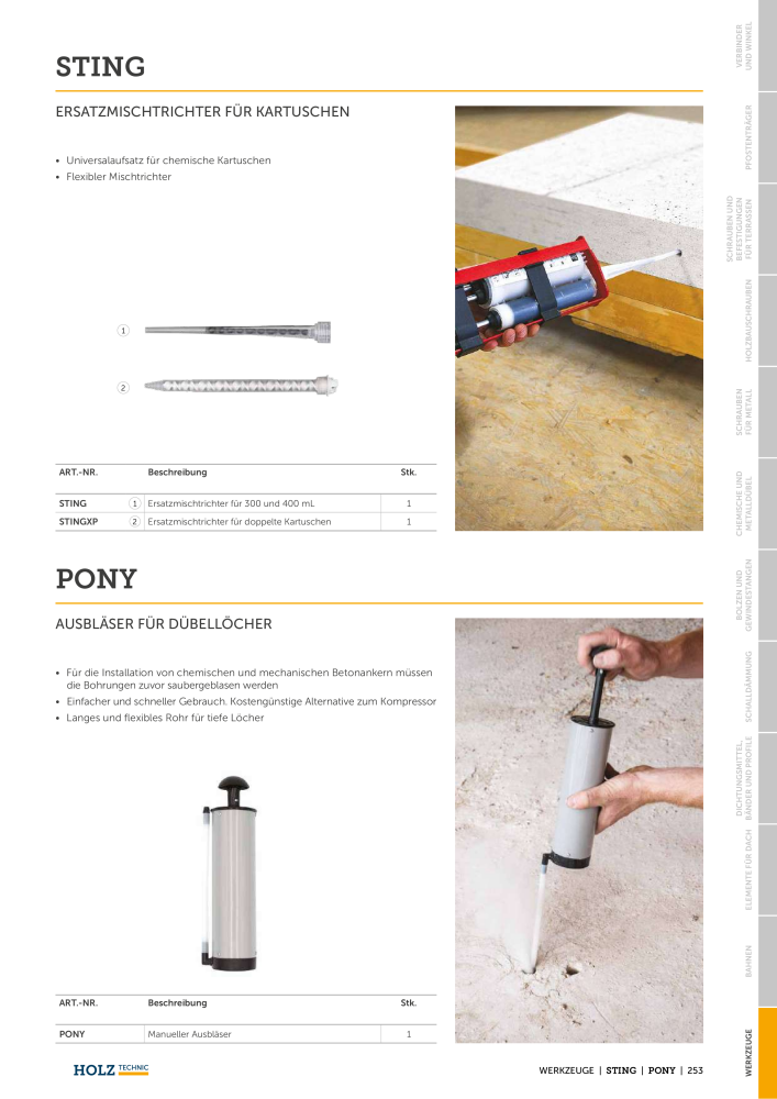 Holz Technic Katalog Nb. : 20219 - Page 255