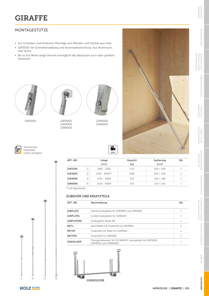 Holz Technic Katalog Nb. : 20219 - Page 261