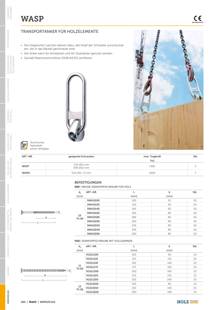 Holz Technic Katalog Nº: 20219 - Página 262