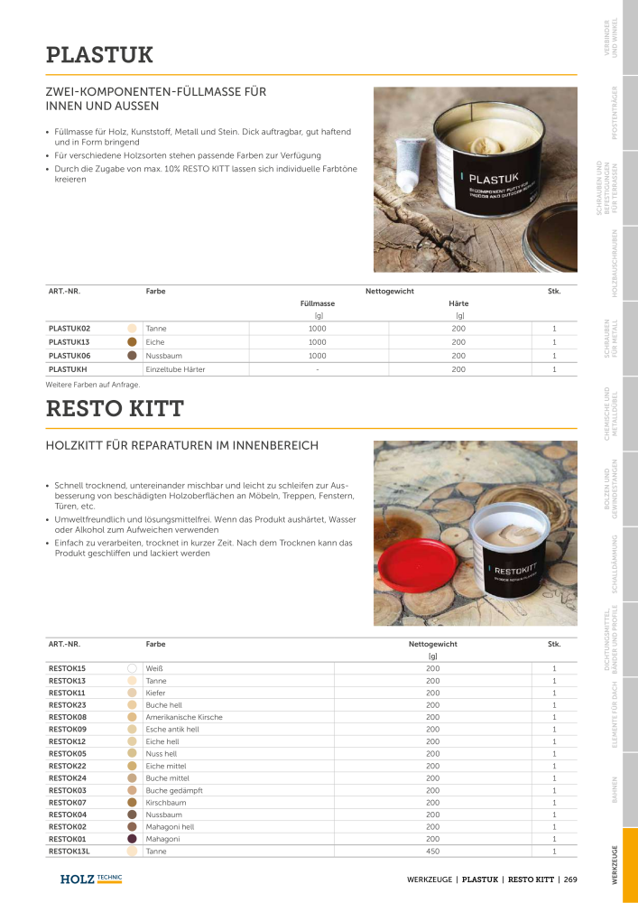 Holz Technic Katalog Nb. : 20219 - Page 271