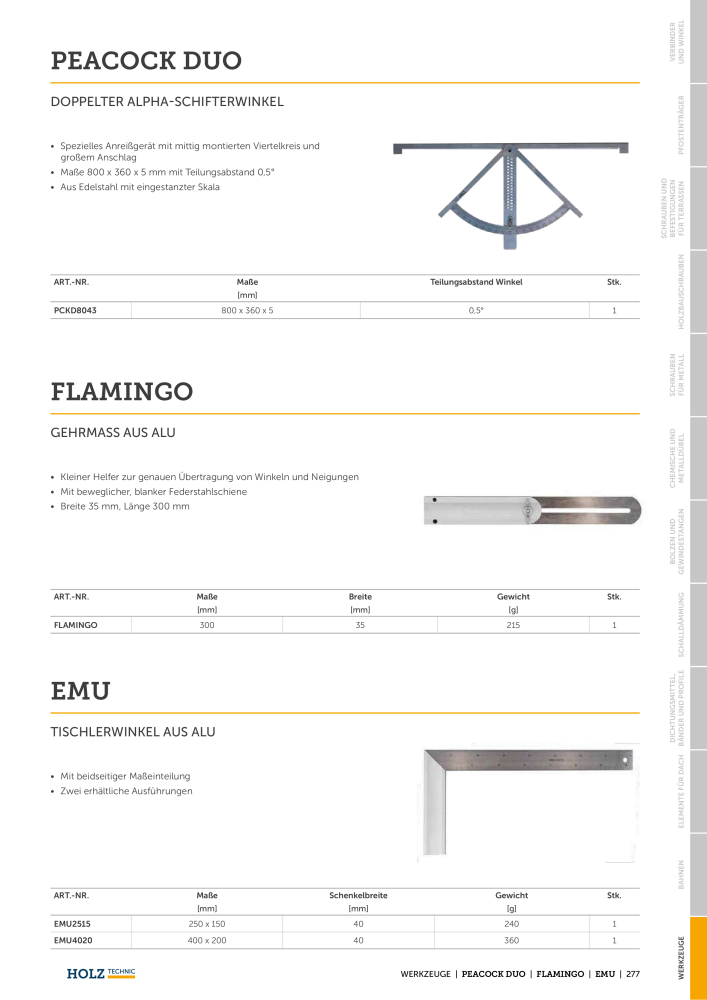 Holz Technic Katalog Nb. : 20219 - Page 279