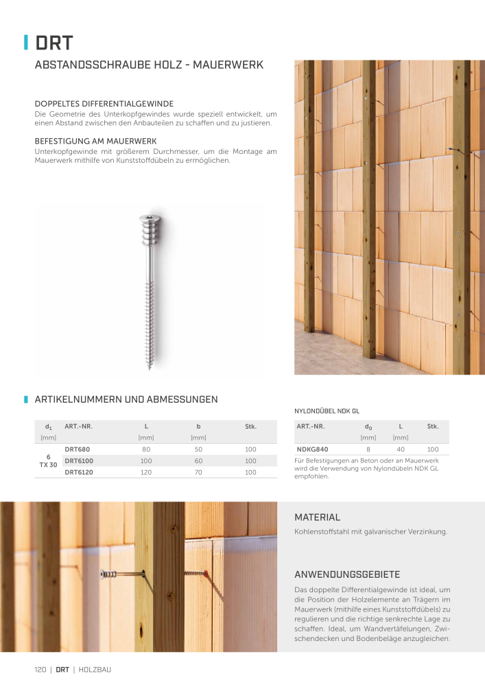 Rothoblaas - Holzschrauben und -Verbinder NR.: 20229 - Side 120