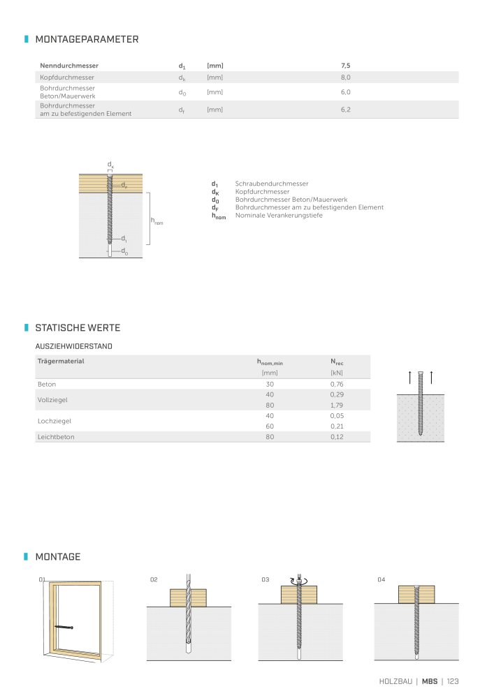 Rothoblaas - Holzschrauben und -Verbinder NR.: 20229 - Seite 123