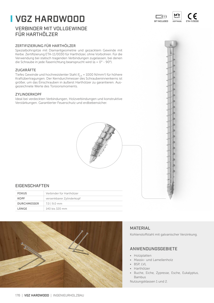 Rothoblaas - Holzschrauben und -Verbinder NEJ.: 20229 - Sida 176