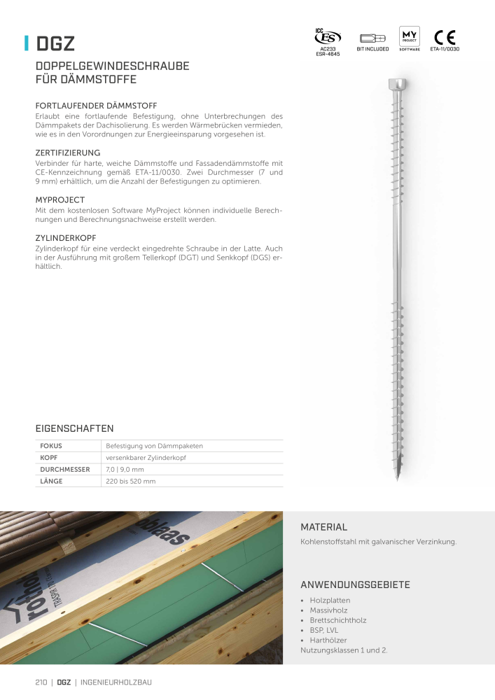 Rothoblaas - Holzschrauben und -Verbinder Nº: 20229 - Página 210