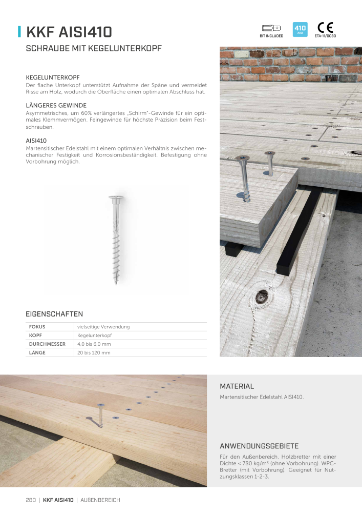 Rothoblaas - Holzschrauben und -Verbinder NR.: 20229 - Seite 280