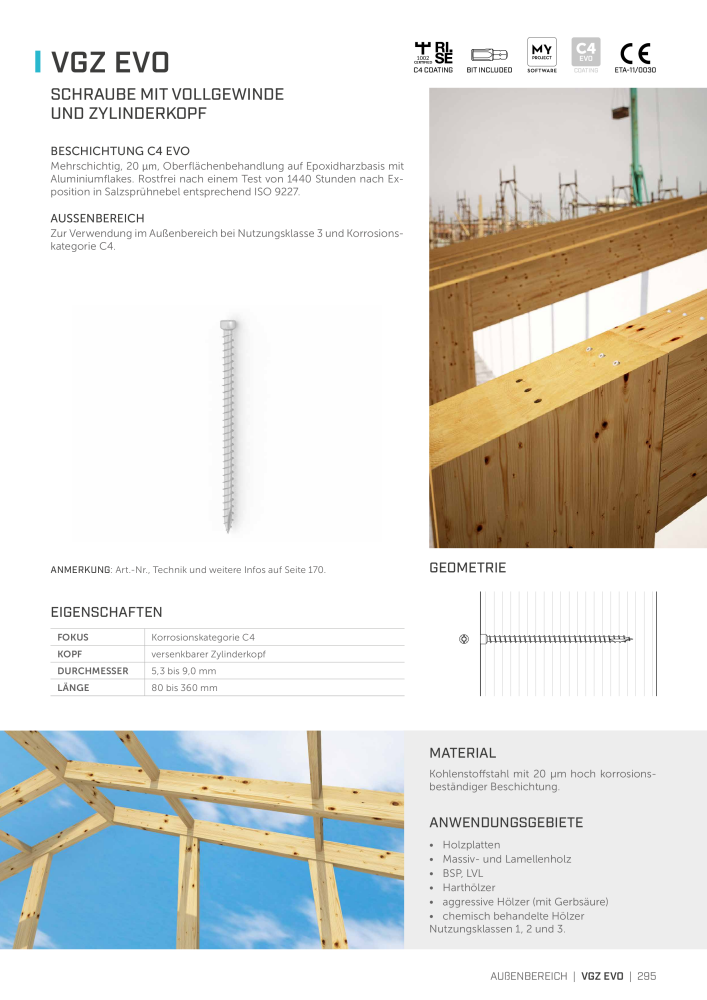 Rothoblaas - Holzschrauben und -Verbinder NR.: 20229 - Strona 295