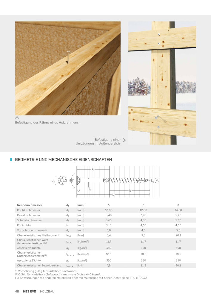 Rothoblaas - Holzschrauben und -Verbinder Nº: 20229 - Página 48