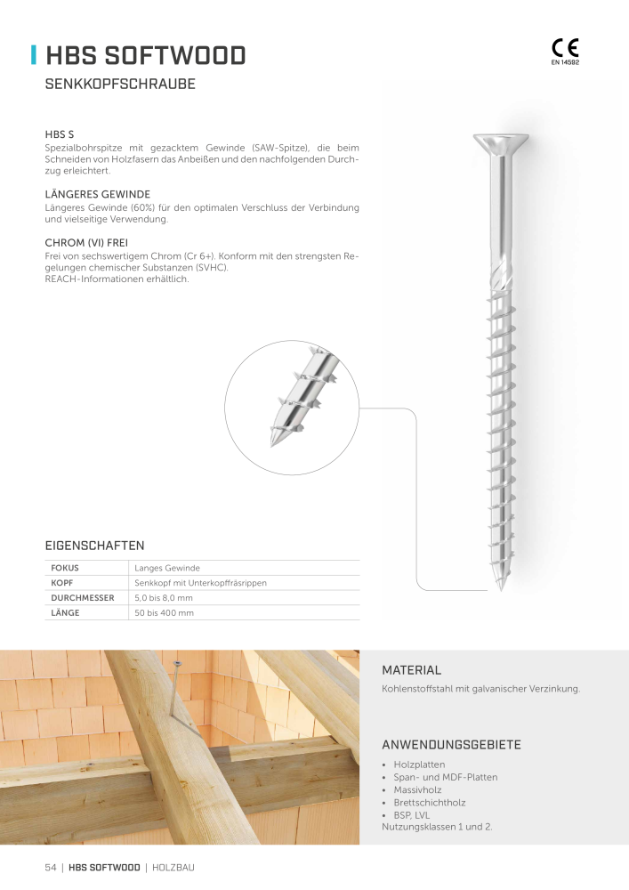 Rothoblaas - Holzschrauben und -Verbinder NR.: 20229 - Seite 54