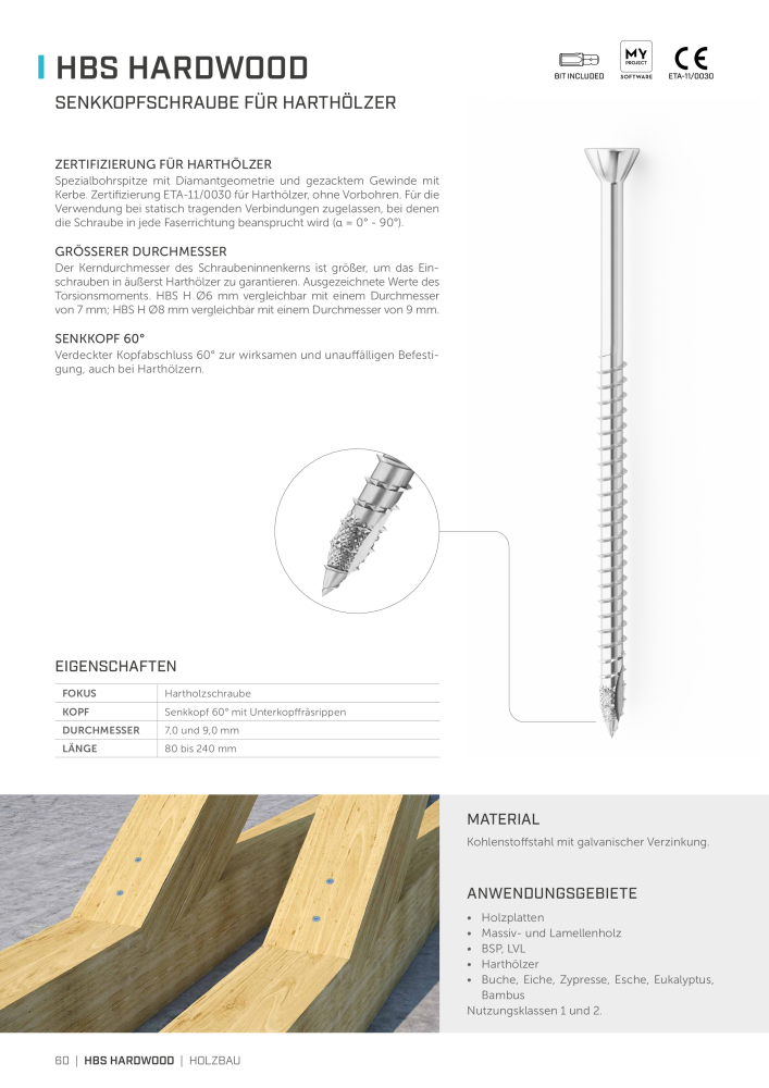 Rothoblaas - Holzschrauben und -Verbinder NR.: 20229 - Seite 60