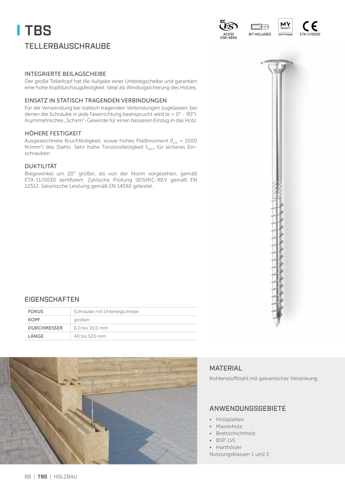 Rothoblaas - Holzschrauben und -Verbinder NR.: 20229 - Pagina 66