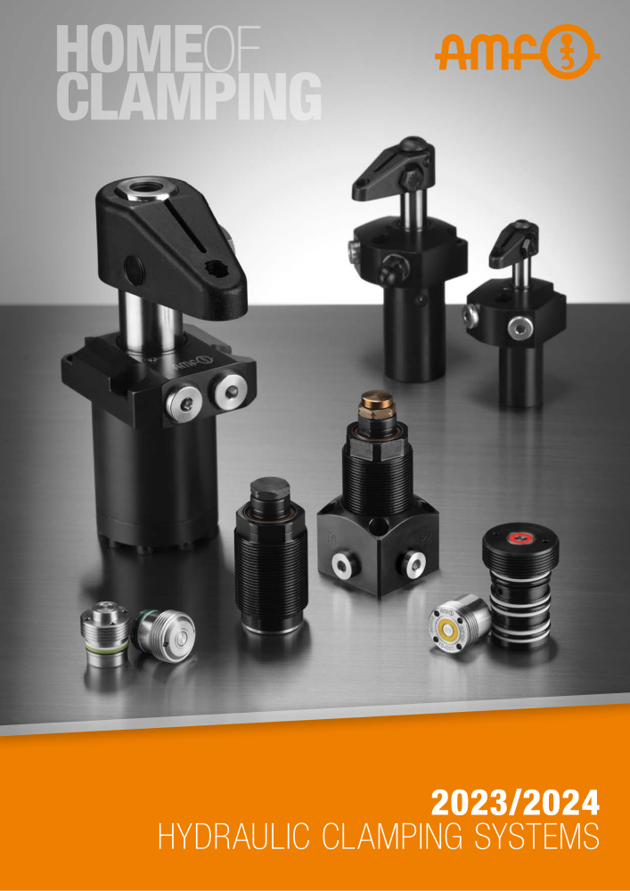 AMF Catalogue Hydraulic clamping systems Nº: 2023