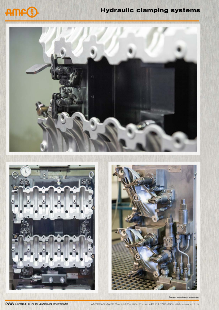 AMF Catalogue Hydraulic clamping systems Nº: 2023 - Página 288