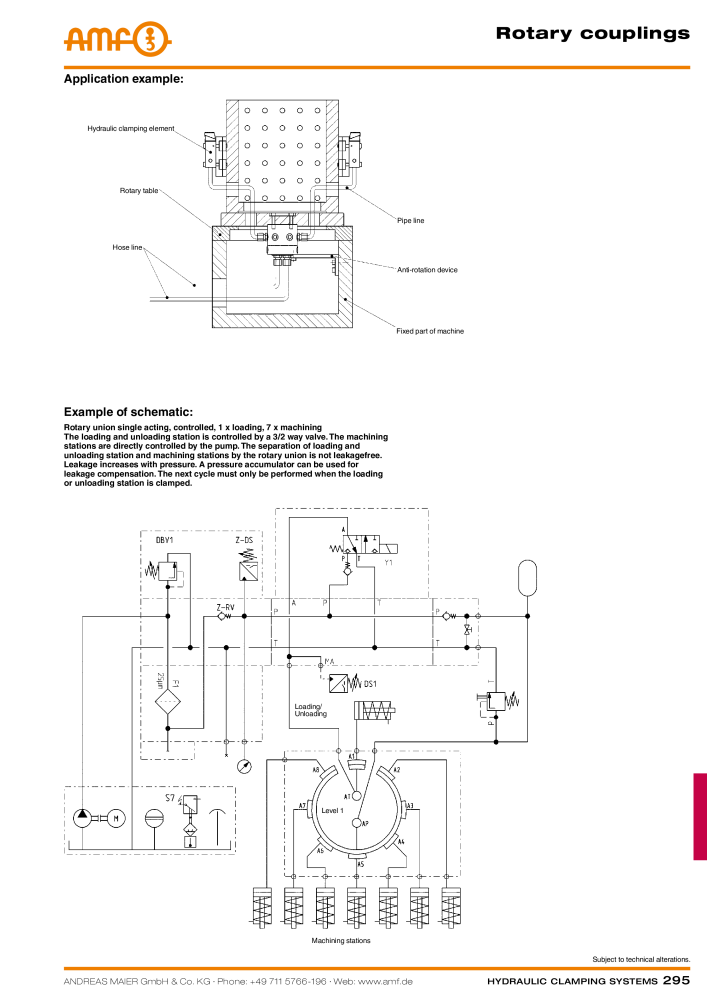 AMF Catalogue Hydraulic clamping systems NR.: 2023 - Side 295