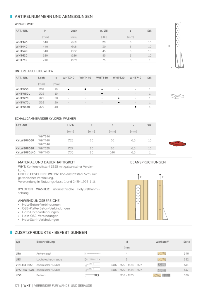 Rothoblaas - Holzbauverbinder NR.: 20231 - Seite 176