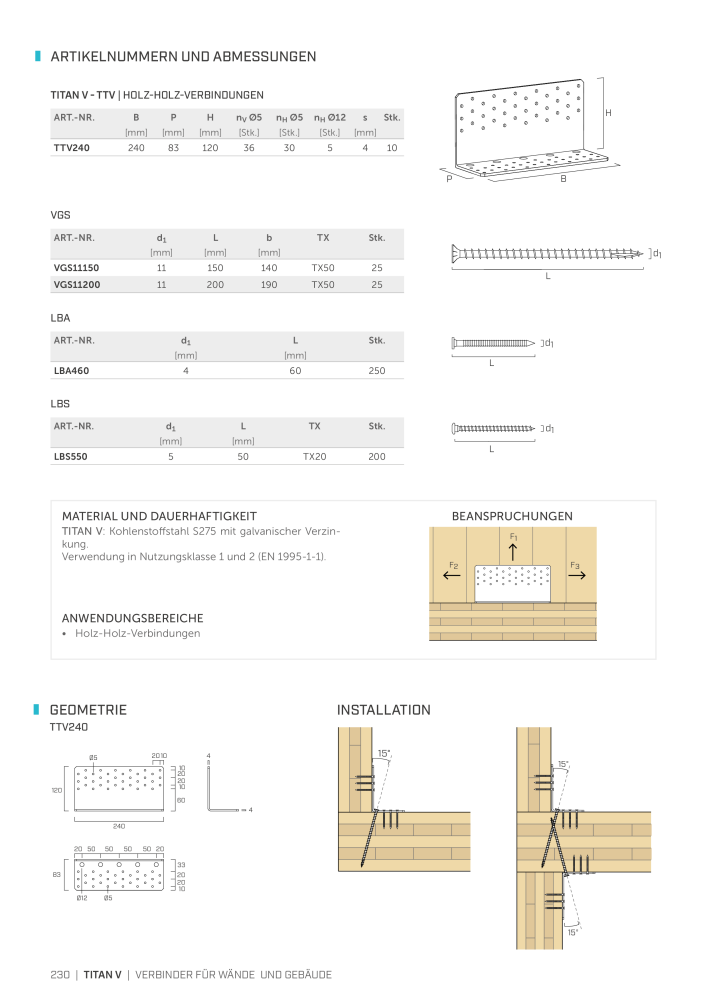 Rothoblaas - Holzbauverbinder NR.: 20231 - Seite 230