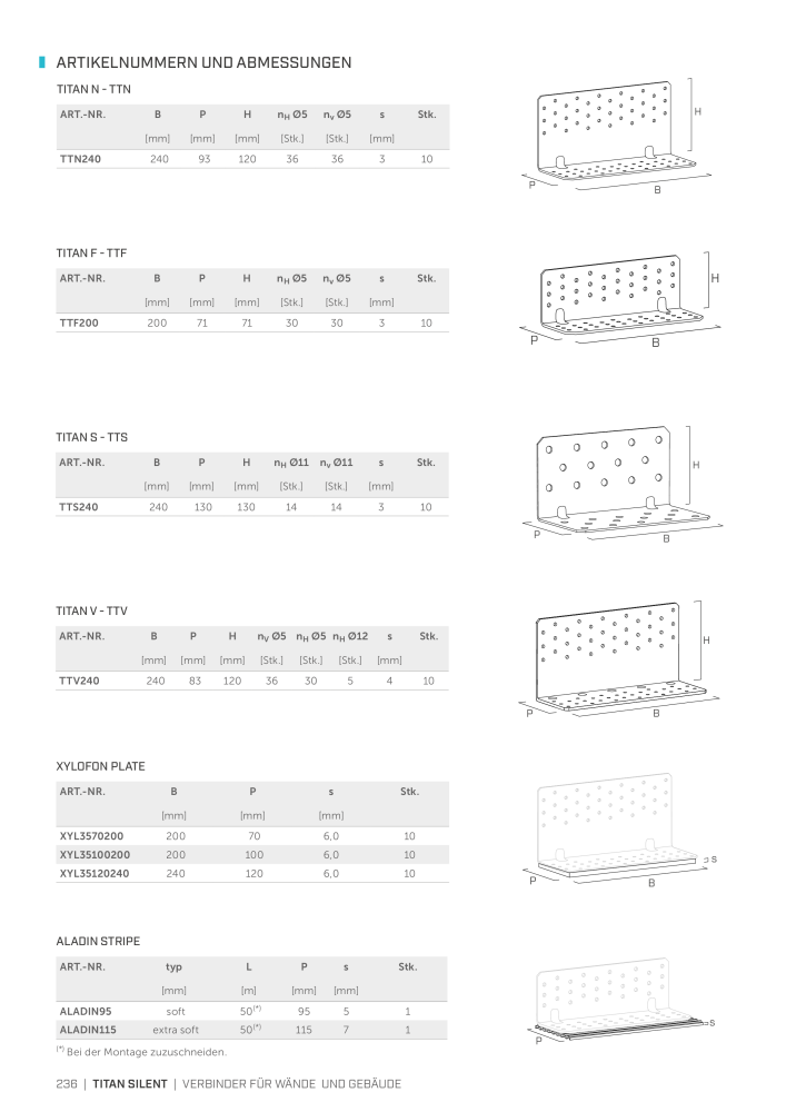 Rothoblaas - Holzbauverbinder n.: 20231 - Pagina 236