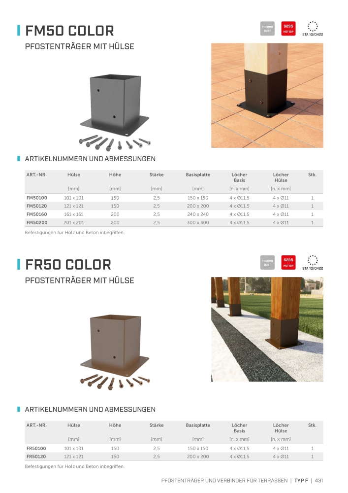 Rothoblaas - Holzbauverbinder NO.: 20231 - Page 431