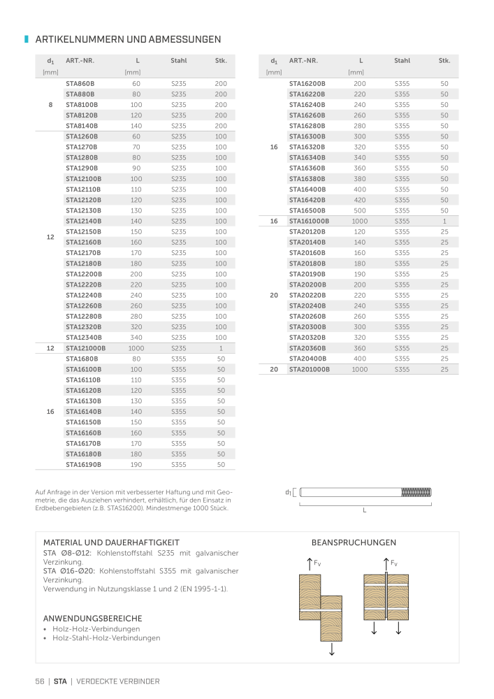 Rothoblaas - Holzbauverbinder NR.: 20231 - Seite 56