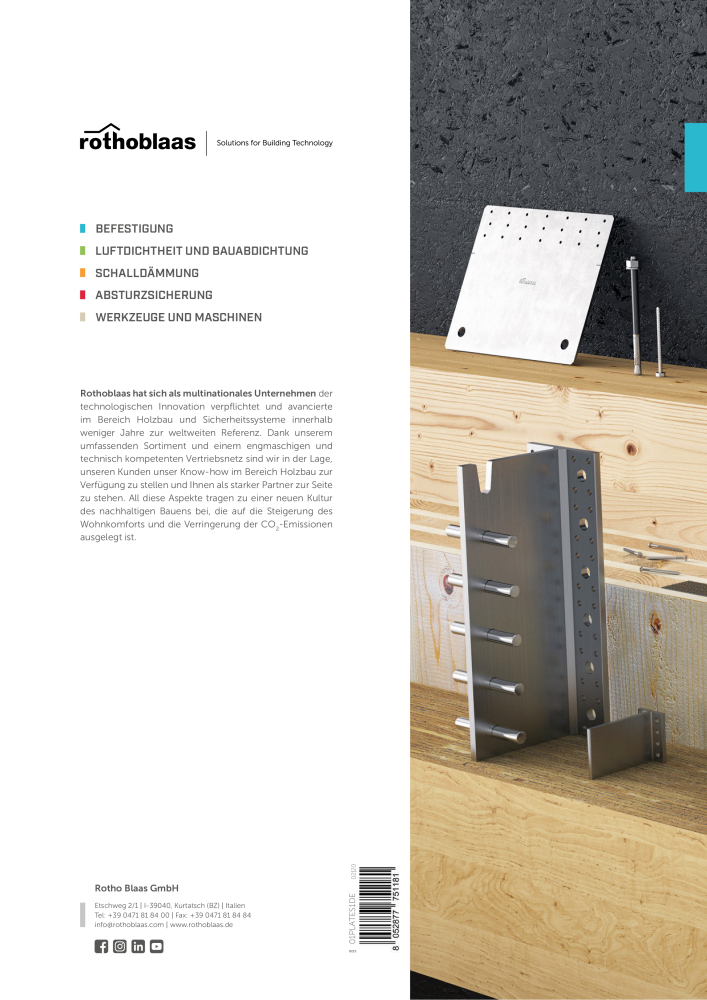 Rothoblaas - Holzbauverbinder NO.: 20231 - Page 576