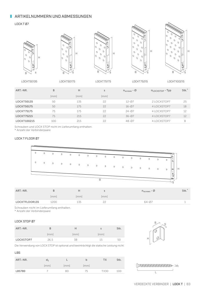 Rothoblaas - Holzbauverbinder Nb. : 20231 - Page 63