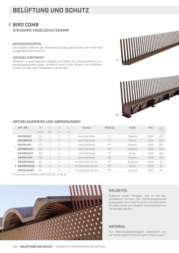 Rothoblaas - Bänder, Dichtungsmittel  und Bahnen NR.: 20233 - Pagina 188