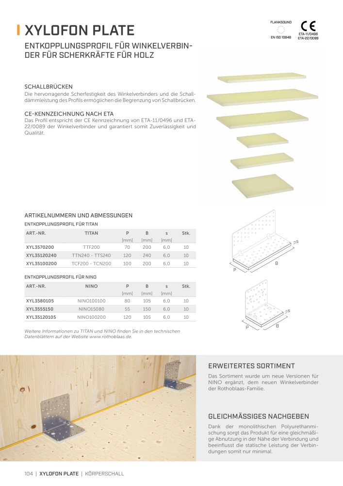 Rothoblaas - Lösungen zur Schalldämmung NO.: 20234 - Page 102