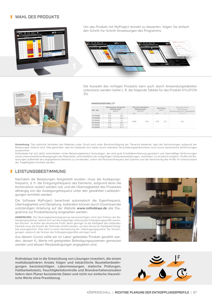 Rothoblaas - Lösungen zur Schalldämmung NR.: 20234 - Seite 85