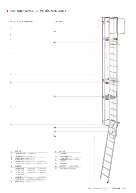 RothoBlaas SET 2 LADDERBOOMOVERSTEKKEN LADHANDS