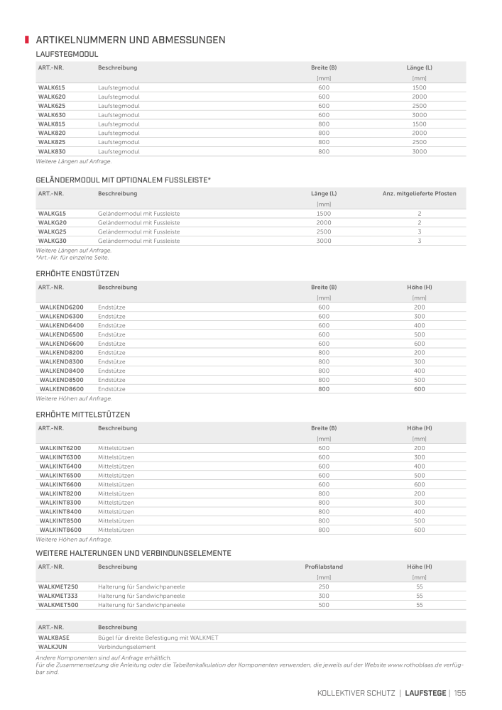 Rothoblaas - Absturzsicherungssysteme und Schutzeinrichtungen n.: 20235 - Pagina 155