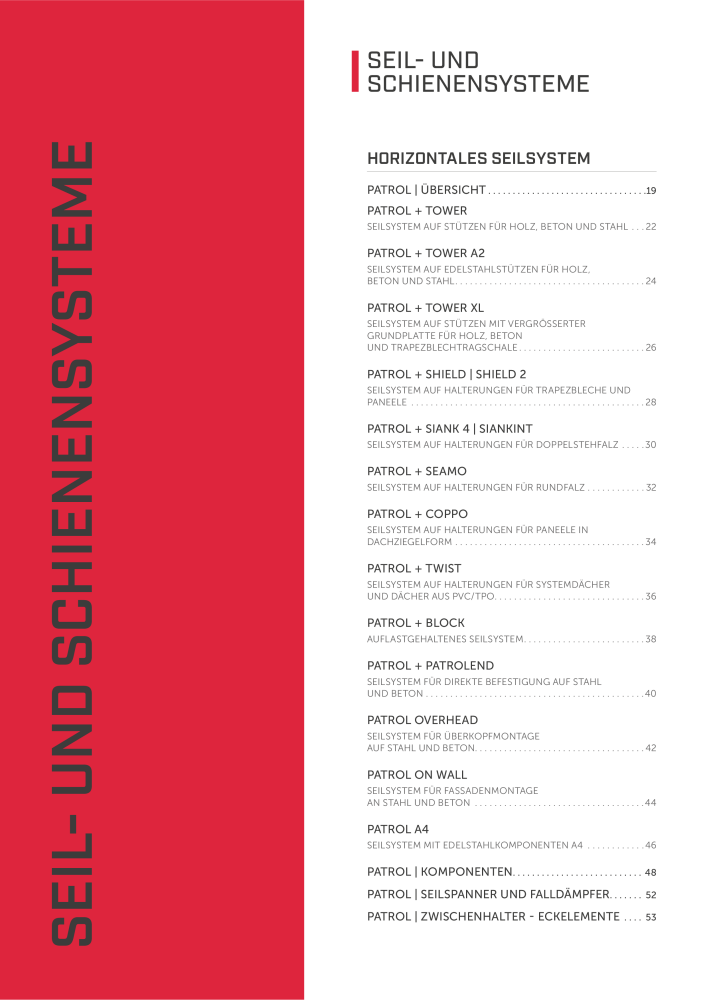 Rothoblaas - Absturzsicherungssysteme und Schutzeinrichtungen NR.: 20235 - Seite 16