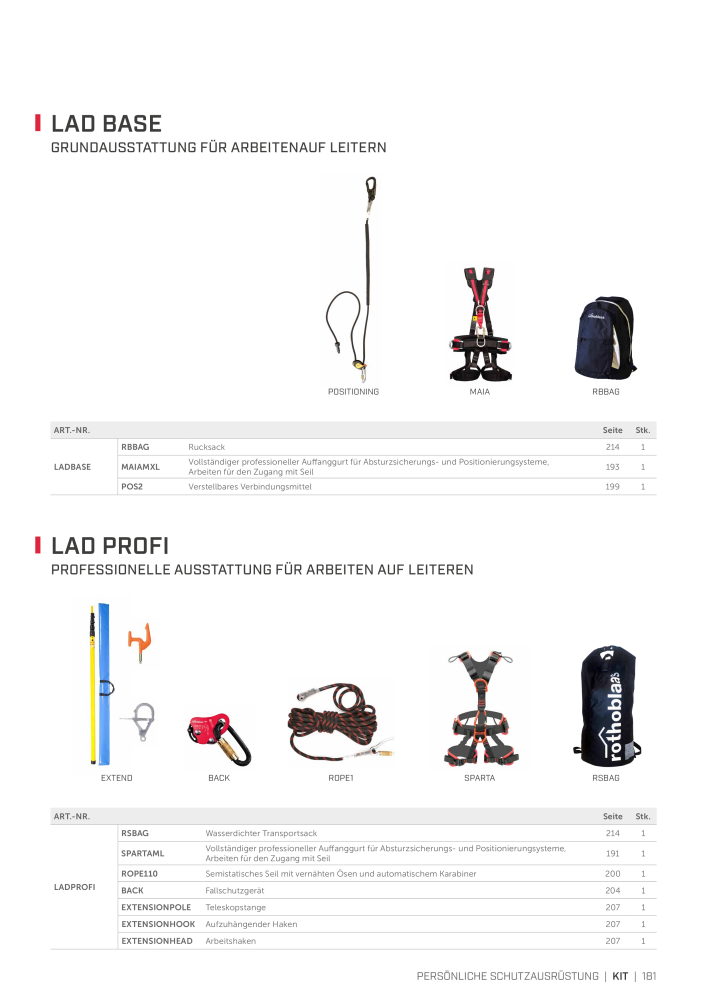 Rothoblaas - Absturzsicherungssysteme und Schutzeinrichtungen n.: 20235 - Pagina 181