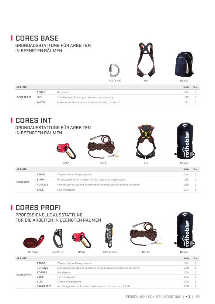 Rothoblaas - Absturzsicherungssysteme und Schutzeinrichtungen Nº: 20235 - Página 185