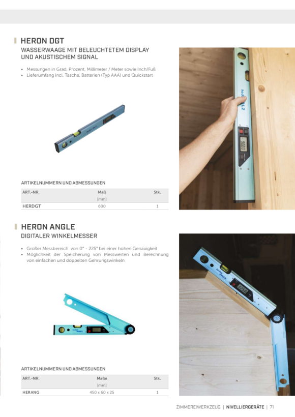 RothoBlaas INCLINOMETER MET WATERPAS HERDGT