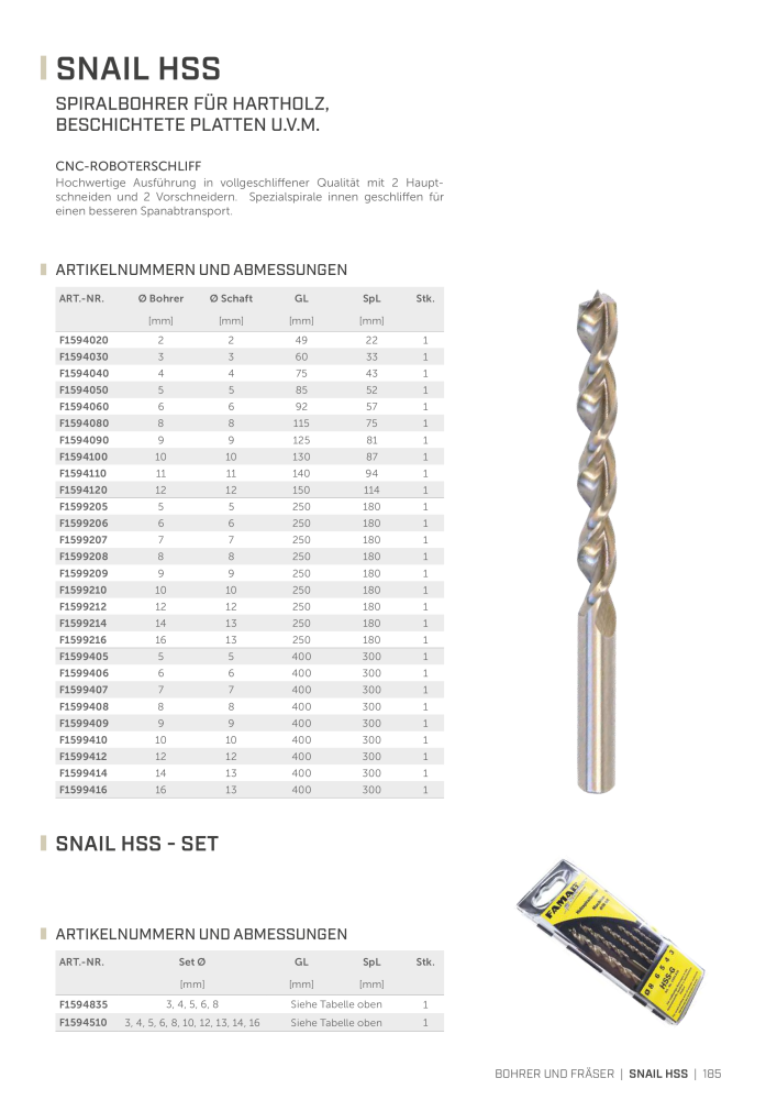 Rothoblaas - Werkzeuge für den Holzbau Nb. : 20236 - Page 185