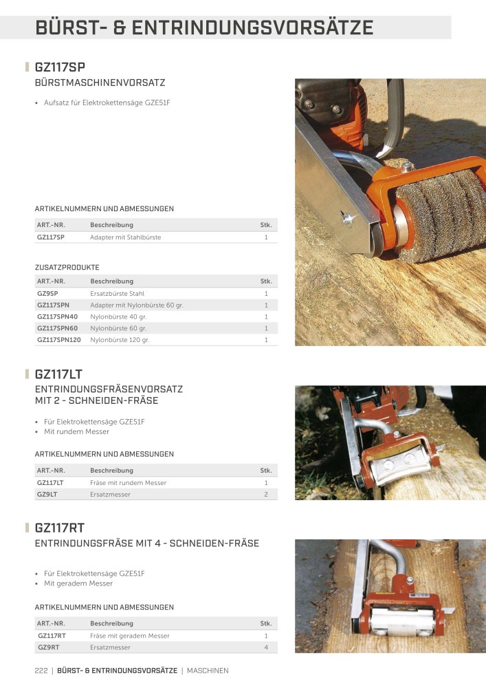 Rothoblaas - Werkzeuge für den Holzbau n.: 20236 - Pagina 222