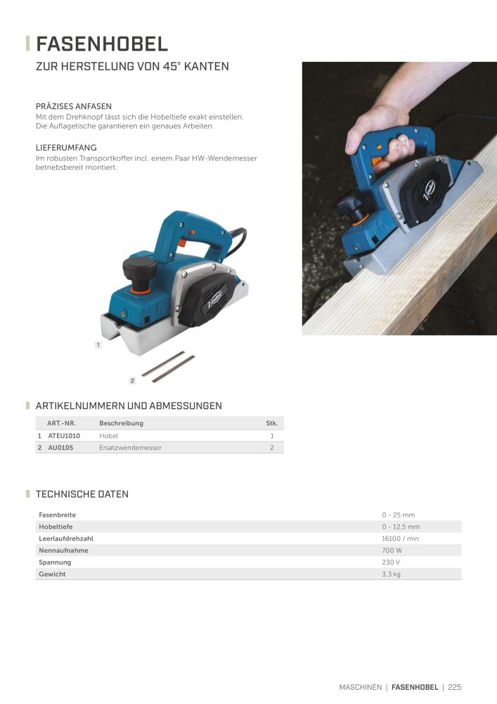 Rothoblaas - Werkzeuge für den Holzbau n.: 20236 - Pagina 225