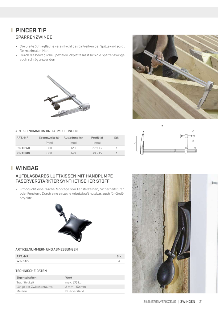 Rothoblaas - Werkzeuge für den Holzbau NR.: 20236 - Seite 31