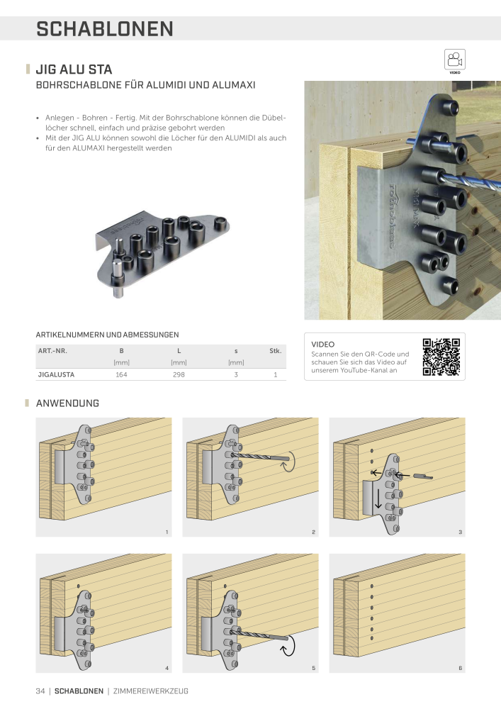 Rothoblaas - Werkzeuge für den Holzbau n.: 20236 - Pagina 34