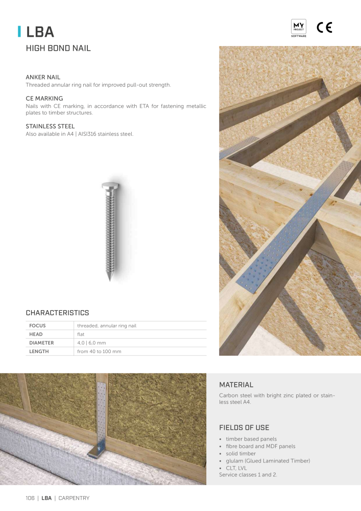 Rothoblaas - Wood screws and connectors NO.: 20238 - Page 106