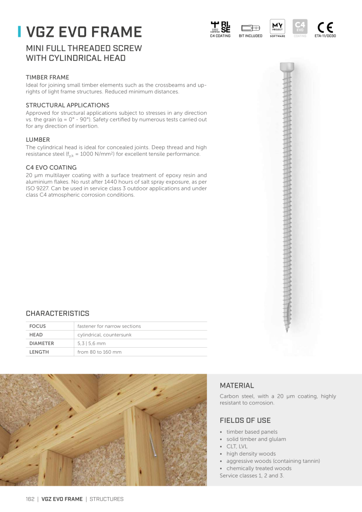 Rothoblaas - Wood screws and connectors Nº: 20238 - Página 162