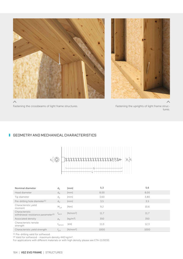 Rothoblaas - Wood screws and connectors Nº: 20238 - Página 164