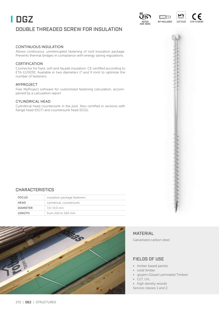 Rothoblaas - Wood screws and connectors NO.: 20238 - Page 210