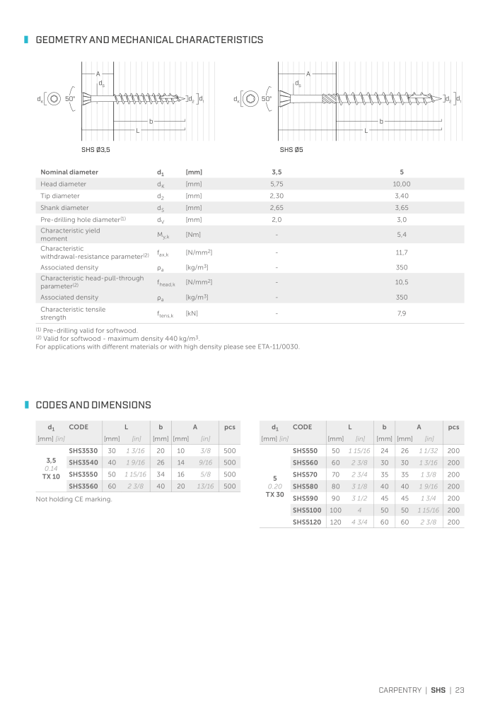 Rothoblaas - Wood screws and connectors NO.: 20238 - Page 23